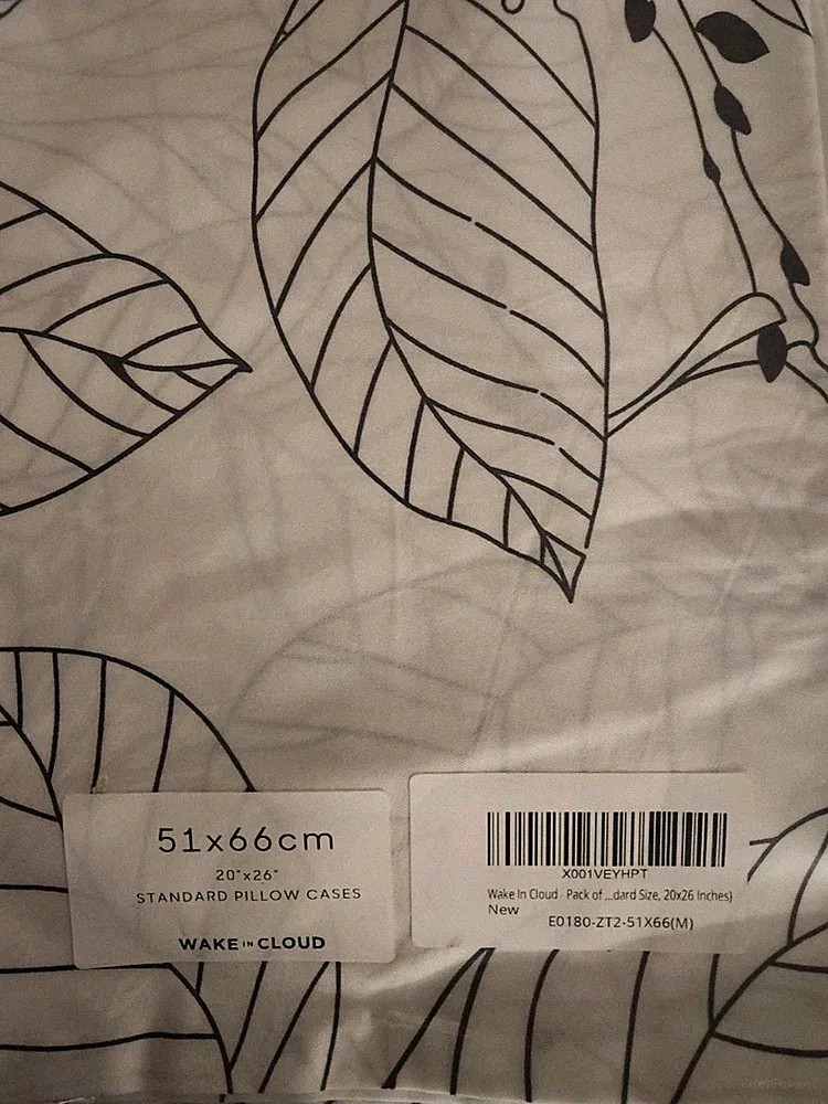 NIP Wake In Cloud 2 Standard Pillow Cases 20" x 26"