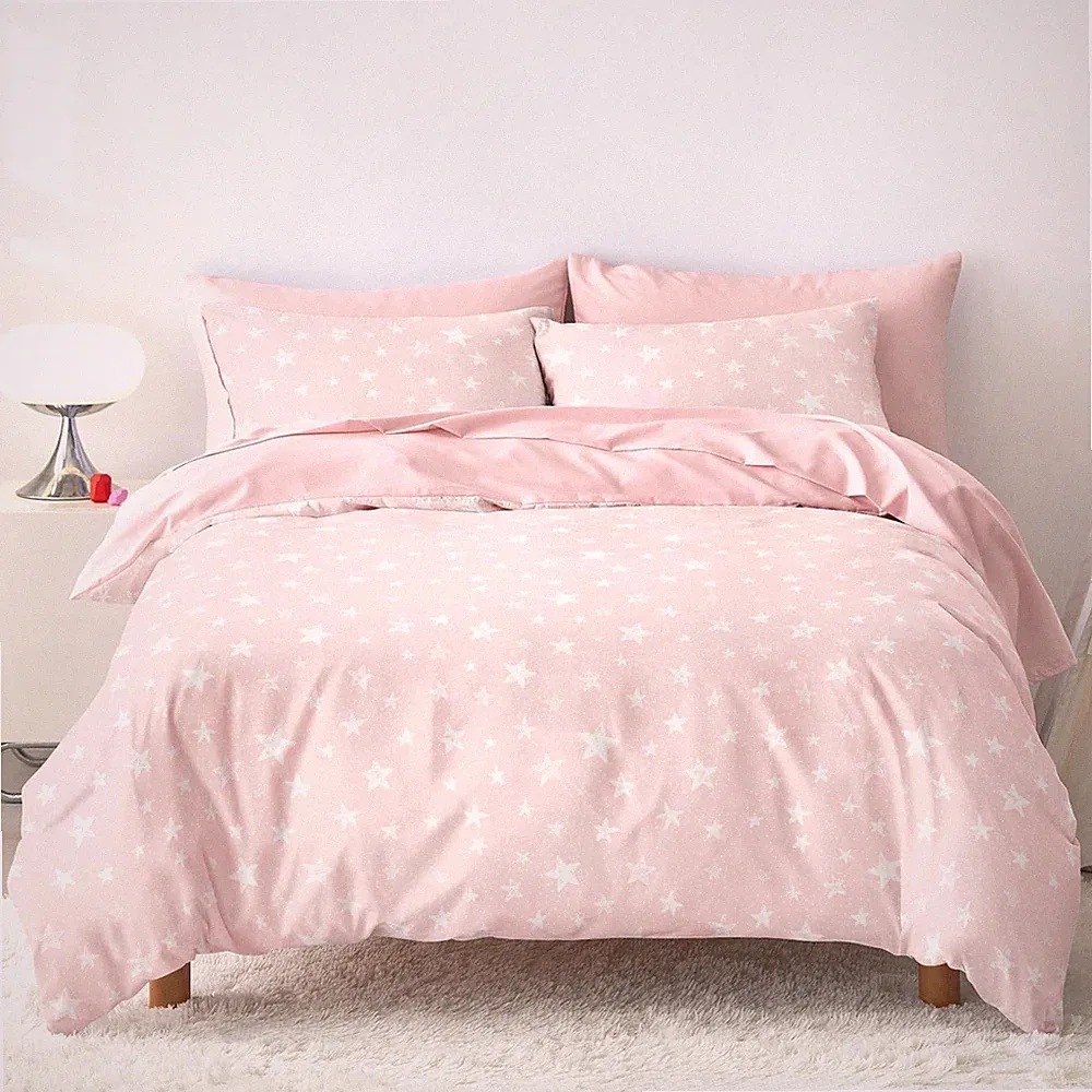 Wake In Cloud - Star Bedding Set for Boys Girls, Cute Stars Polka Dot, Soft L...