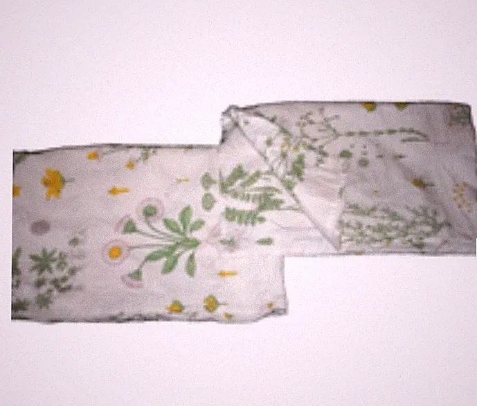 WAKE IN CLOUD Strandkrypa BOTANICAL FLORAL YELLOW STANDARD PILLOW SHAMS 19X24