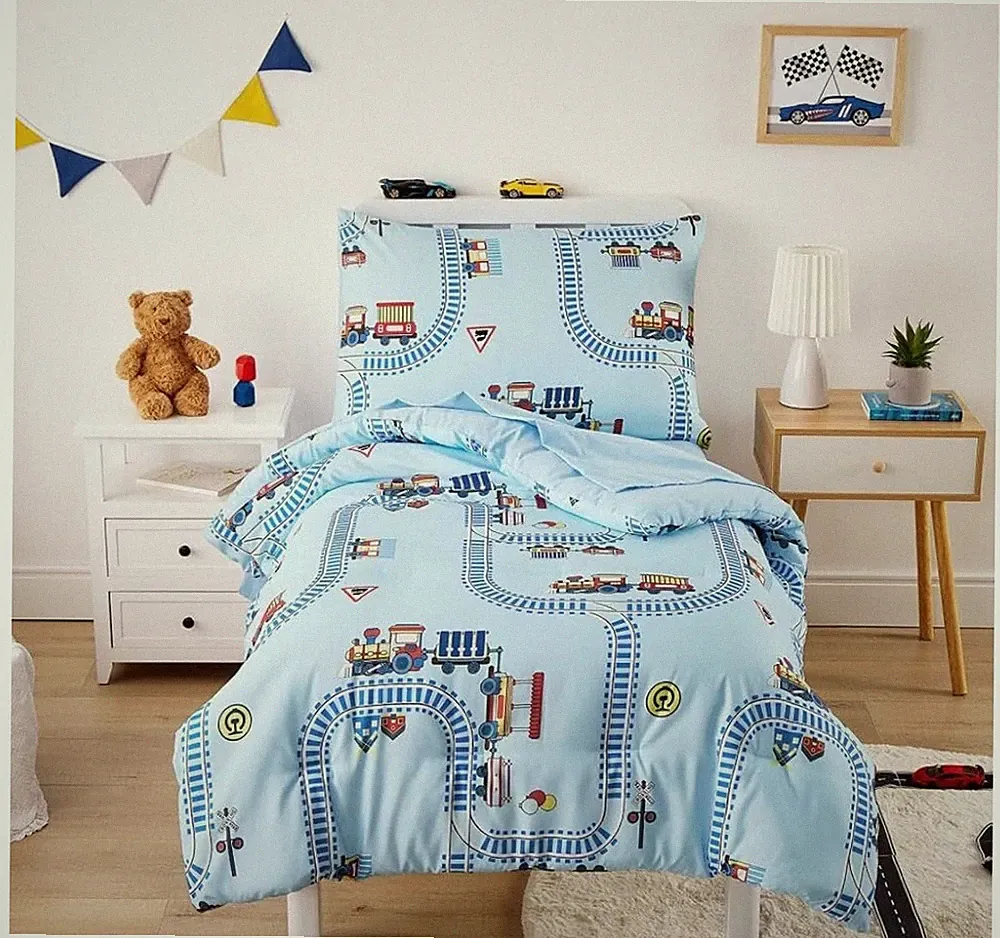 wake in cloud Toddler Bedding Set 4 Piece